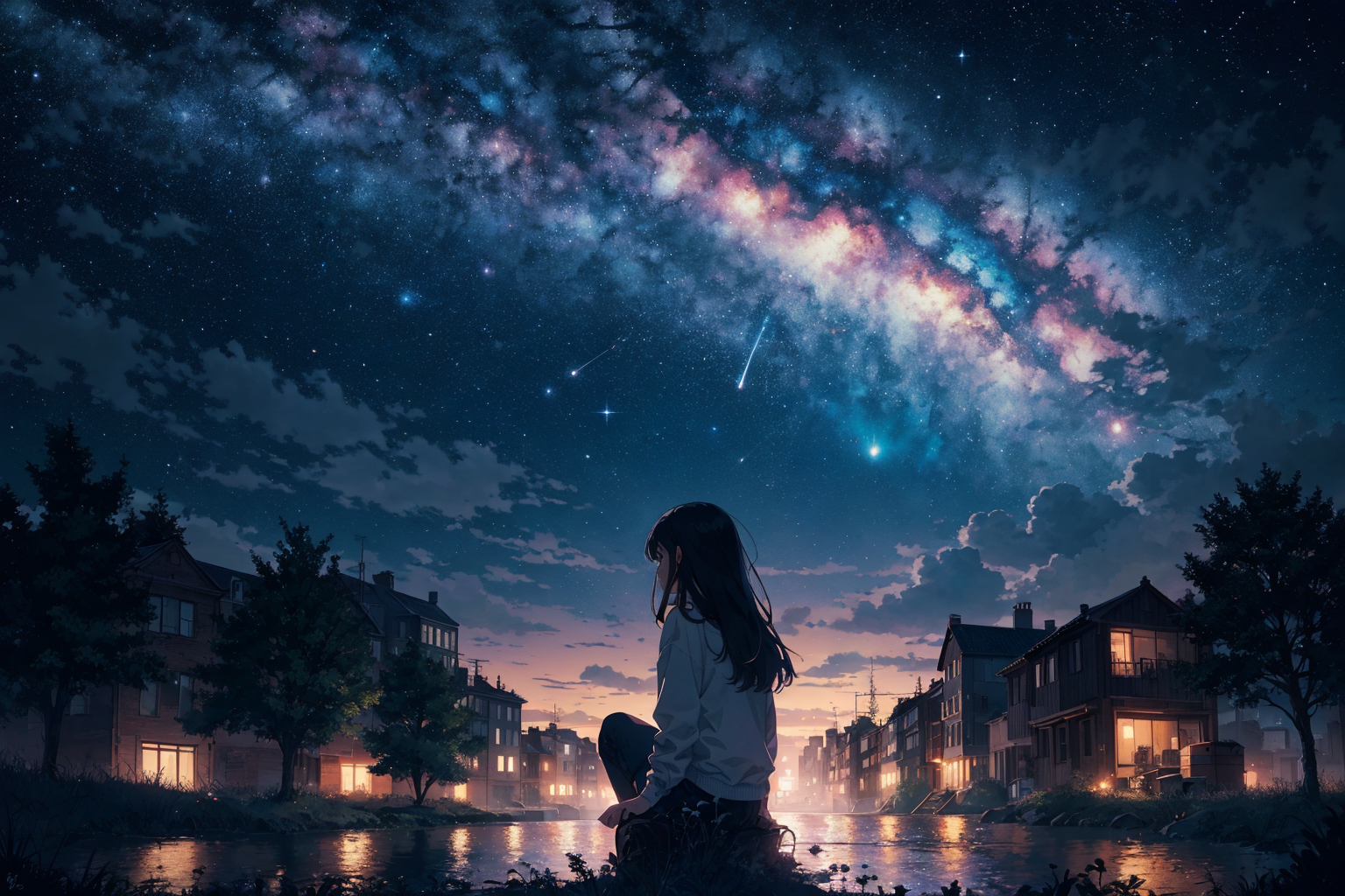 18146-3380870324-octans, sky, star (sky), scenery, starry sky, night, 1girl, night sky, solo, outdoors, signature, building, cloud, milky way, si.png